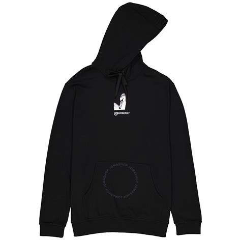 Shop Burberry Swan Graphic Hoodie 